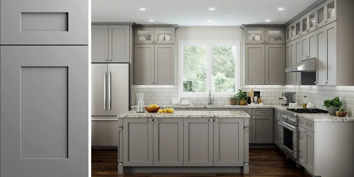 Grey Shaker Cabinets