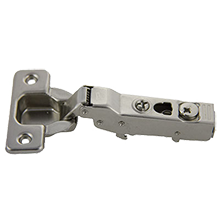 110 SFX Series Soft Close Clip CAM Hinge Half Overlay w/Dowels