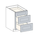 GS Three Drawer Base - 12″W x 34 1/2″H x 24″D