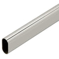 Closet Rod 12 Ft Oval 30mm x 15mm x 1.0mm Steel Chrome Plated
