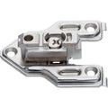 6mm - Clip Cam Adjustable Face Frame Mounting Plate, Nickel-Plated, Screw-On