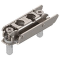 0mm - Clip Cam Adjustable In-Line Mounting Plate, Nickel-Plated, Expando