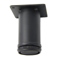 Cabinet Adjustable Leg 4″ Black Wrinkle Powder