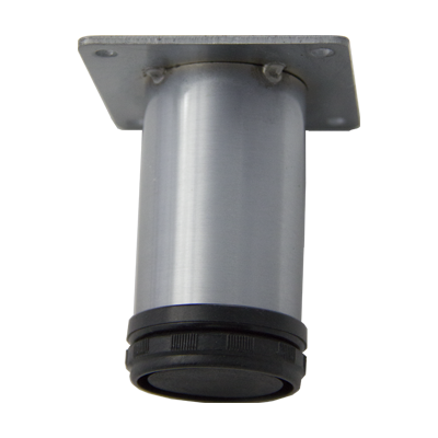 Cabinet Adjustable Leg 4″ Satin Chrome