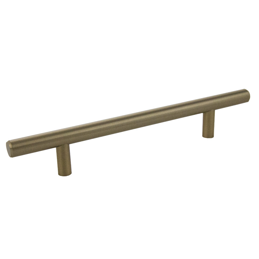 Bar Pull 8″ OL x 5″ CC x 12mm Dia (Rose Gold)