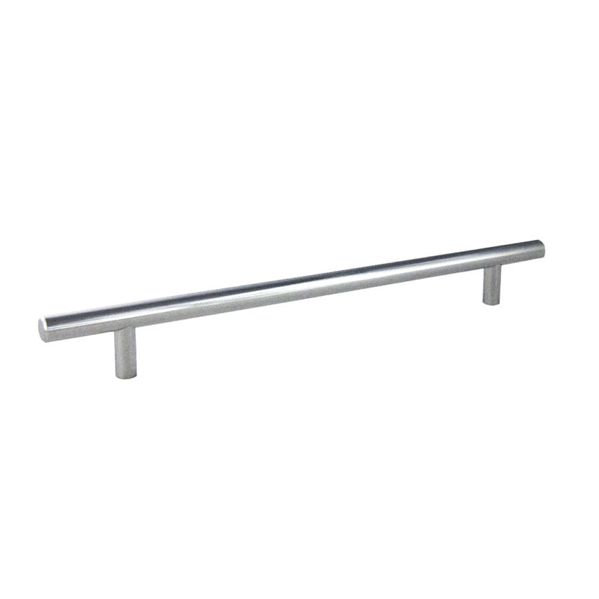 Bar Pull 10″ OL x 7″ CC x 12mm Dia (Polished Chrome)