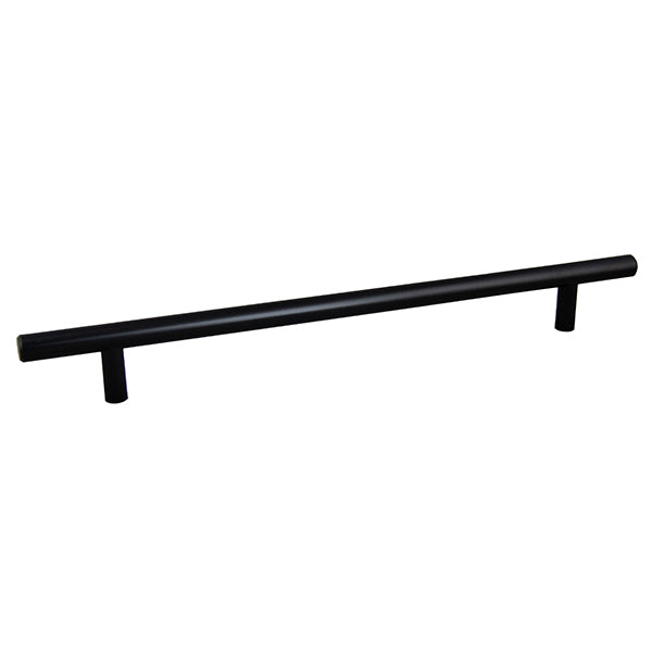 Bar Pull 14″ OL x 11″ CC x 12mm Dia (Matte Black)