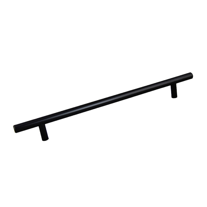 Bar Pull 18″ OL x 15″ CC x 12mm (Matte Black)