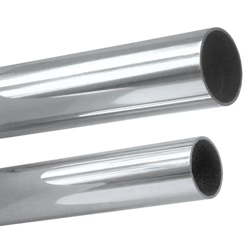 Closet Rod 12 Ft Round 1-1/16 Dia x 1.2mm Steel Chrome Plated