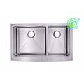 Stainless Steel Double Bowl Farmhouse Sink (32-7/8 x 22-1/4 x 10'')