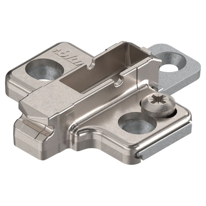3mm - Blum Frameless, Wood/System Screw, Clip Mounting Plate