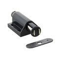 Single Mag Touch Latch White Poly Bagged w/ Zinc Screws & Plate