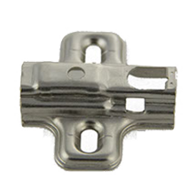 SDX Series Click On 2mm Stamped Steel Box Plate w/o Euro Screws