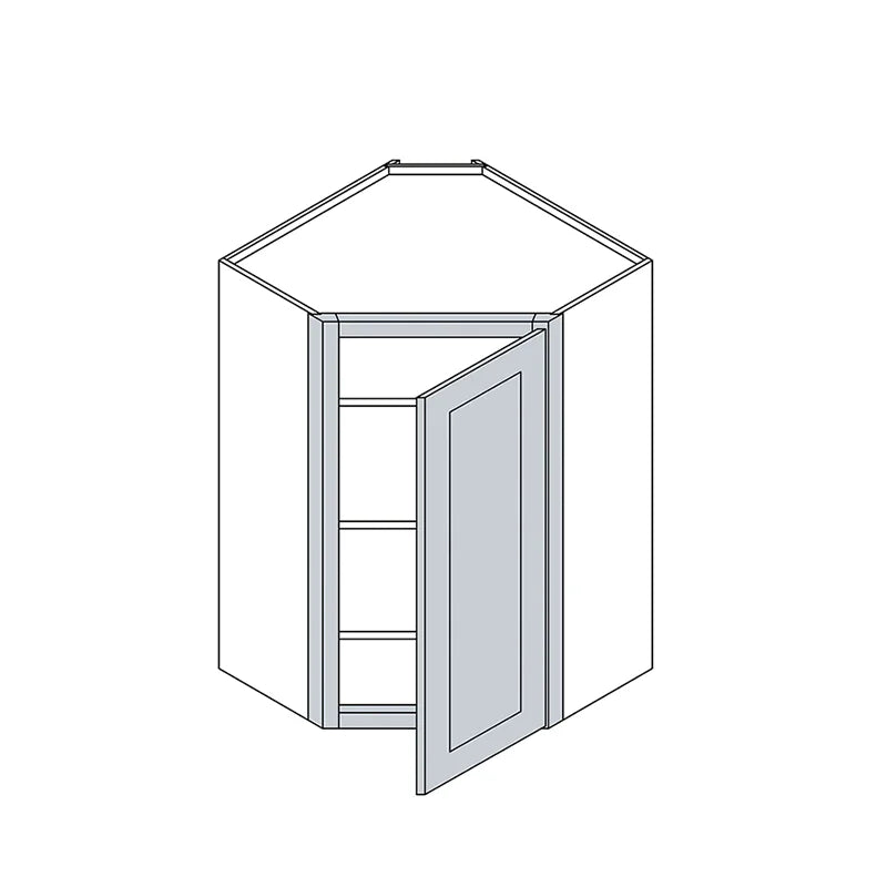 WS Wall Diagonal Corner - 24″W x 42″H x 12″D