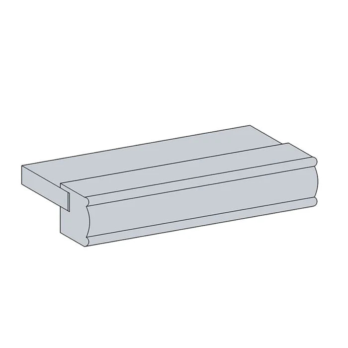 Lightrail Molding - 96″W x 1 1/4″H x 1 3/4″D