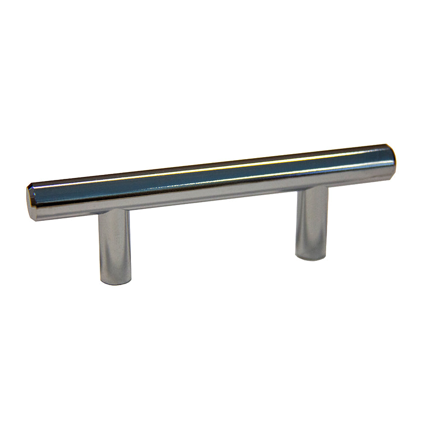 Bar Pull 4″ OL x 64MM CC x 12mm Dia (Polished Chrome)