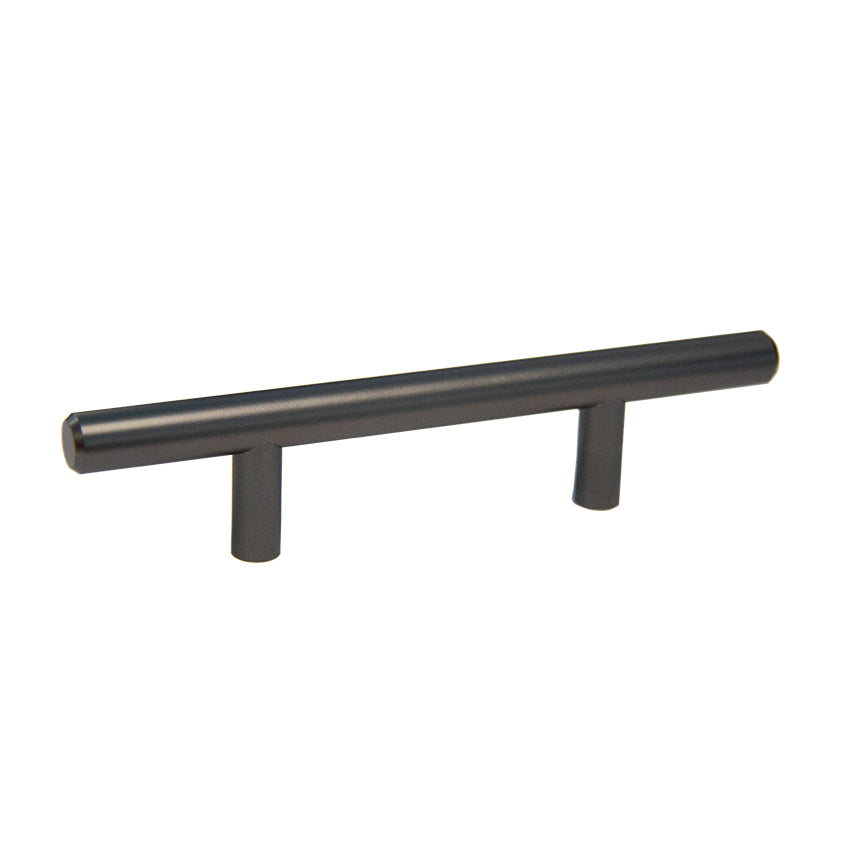 Bar Pull 6″ OL x 3″ CC x 12mm (Dark Pewter)
