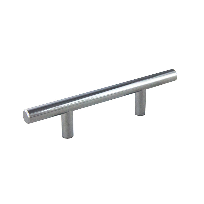 Bar Pull 6″ OL x 3″ CC x 12mm (Polished Chrome)