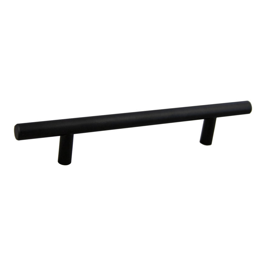 Bar Pull 10″ OL x 7″ CC x 12mm Dia (Matte Black)