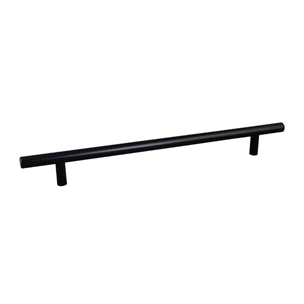 Bar Pull 12″ OL x 9″ CC x 12mm Dia (Matte Black)
