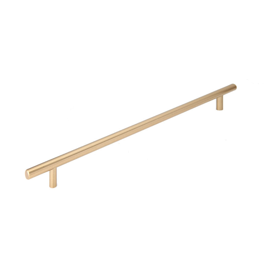 Bar Pull 16″ OL x 13″ CC x 12mm Dia (Rose Gold)