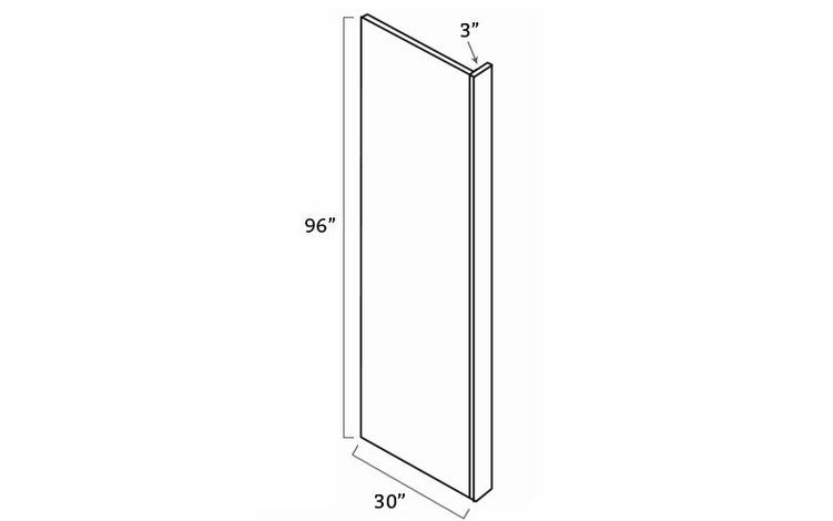 GS Refrigerator Panel - 3'' Thick x 30''W x 96''L