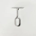 Closet Rod Oval Center Support Chrome Plated W/Screws