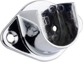 Closet Rod 1-1/16 Round Socket Open End Chrome Plated W/Screws