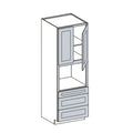 WS Single Oven Cabinet - Upper Cabinet 33''W x 15''H x 24''D / Lower Cabinet 33''W x 66"H x 24''D