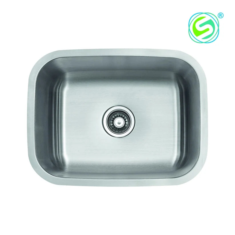 Under-Mount Stainless Steel Sink (23 3/8'' x 17 3/4'')