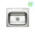 Top Mount Stainless Steel Sink (25''x 22'')