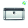 Under-Mount Stainless Steel Sink (29 7/8'' x 18 1/16'' x 9) 16 Gauge