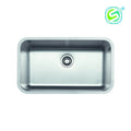 Under-Mount Stainless Steel Sink (29 7/8'' x 18 1/16'' x 9'')