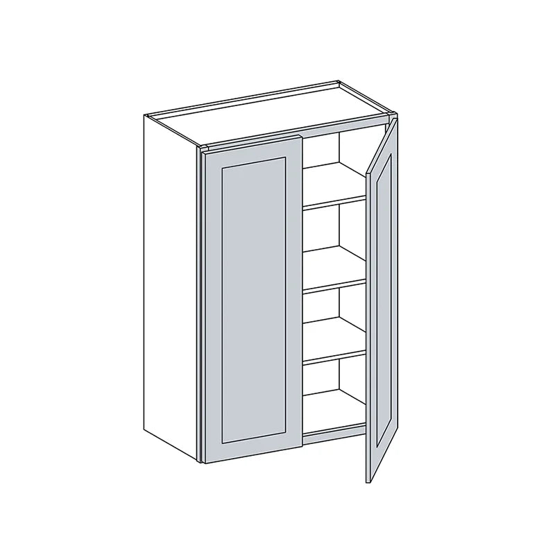 Wall Cabinet Double Door - 42''W x 30''H x 24''D